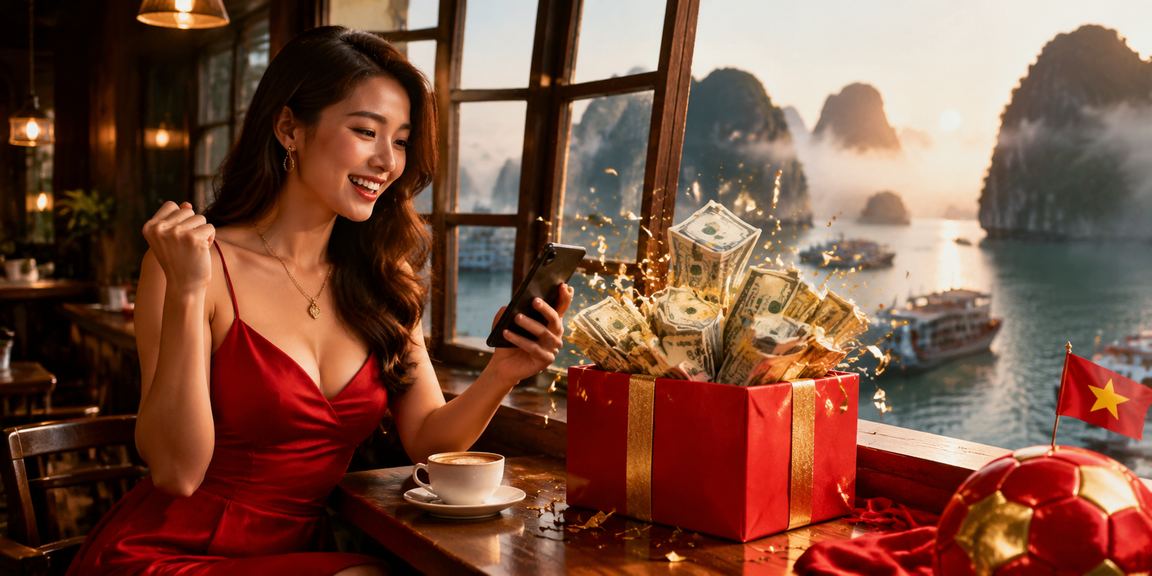Cảnh cá cược sôi nổi trong một sự kiện casino tại Việt Nam – người chơi tập trung phân tích kèo